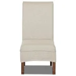 Gwen Upholstered Parson Chair With Slipcover Chairs & Benches Chairs & Benches 9
