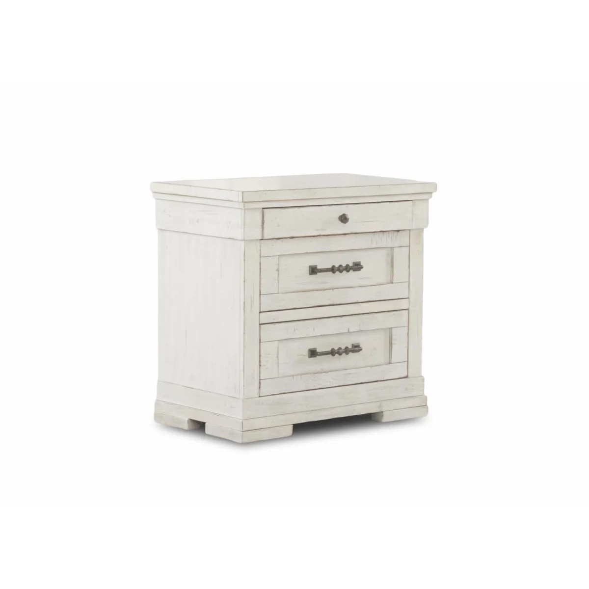 Nightstand 3 Drawer Nightstands Chalk 4