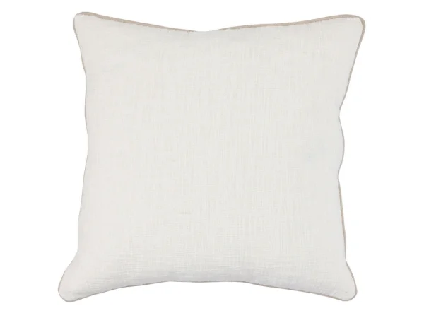 Ne Morris Linen White 22×22 Accent Pillows Accent Pillows 11