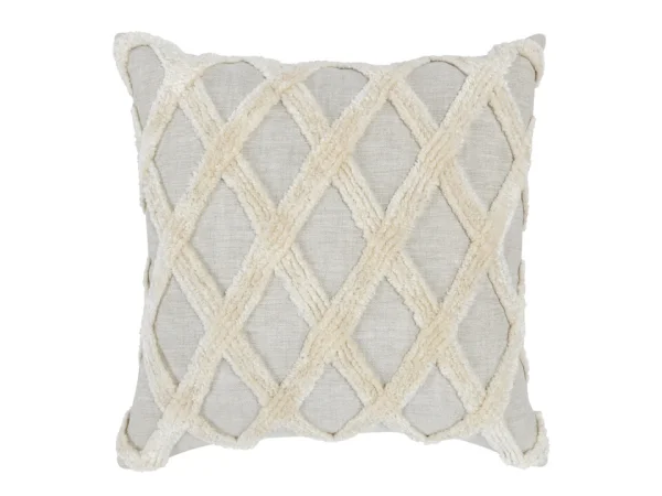 Ch Ellett Natural/ivory 22×22 Accent Pillows Accent Pillows