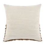 Tl Casa Leather Chestnut/ Natural 20×20 Accent Pillows Accent Pillows 14