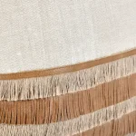 Tl Casa Leather Chestnut/ Natural 20×20 Accent Pillows Accent Pillows 17