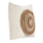 Tl Pueblo Leather Chestnut/ Natural 22×22 Accent Pillows Accent Pillows 16