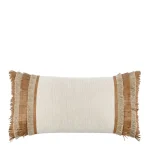 Tl Pottery Leather Chestnut/ Natural 14×26 Accent Pillows Accent Pillows 12