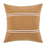 Tl Pryce Chestnut Brown/ Terracotta 22×22 Accent Pillows Accent Pillows 12