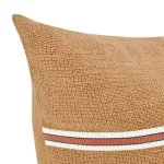 Tl Pryce Chestnut Brown/ Terracotta 22×22 Accent Pillows Accent Pillows 17