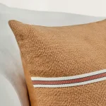 Tl Pryce Chestnut Brown/ Terracotta 22×22 Accent Pillows Accent Pillows 19