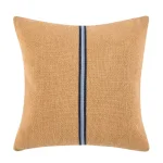 Tl Edwin Chestnut Brown/ Denim Blue 22×22 Accent Pillows Accent Pillows 12