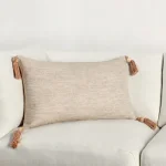 Bw Sherry Solid Natural/hazel 14×26 Accent Pillows Accent Pillows 19