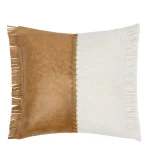 Rn Harris Leather Chestnut/ivory 22×22 Accent Pillows Accent Pillows 13 Rn Harris Leather Chestnut/ivory 22×22 Accent Pillows Accent Pillows 13