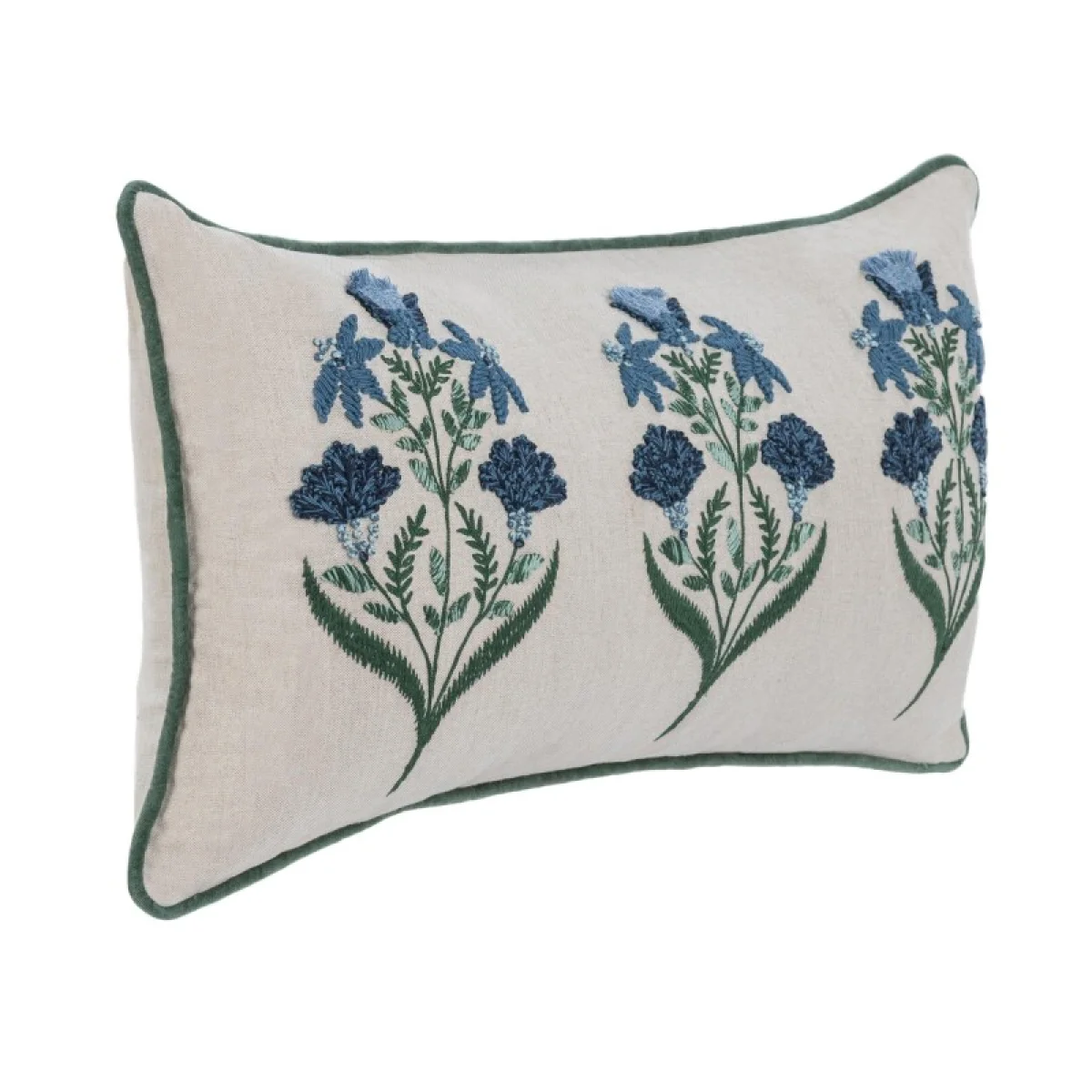 Nv Belcourt Floral Natural/blue 14×26 Accent Pillows Accent Pillows 8