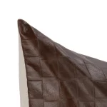 Tq Leather Seston Brown 20×20 Accent Pillows Accent Pillows 19