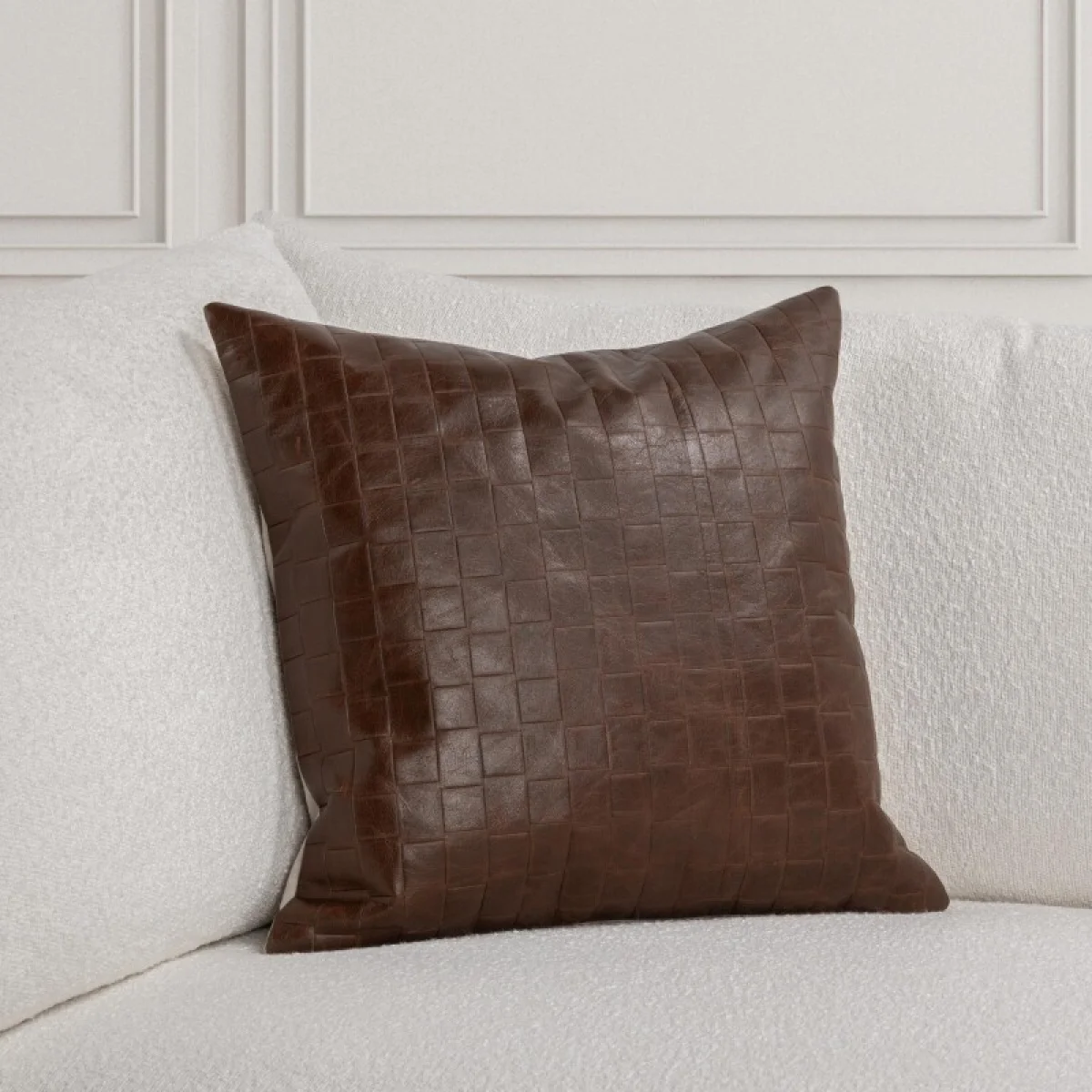 Tq Leather Seston Brown 20×20 Accent Pillows Accent Pillows 10