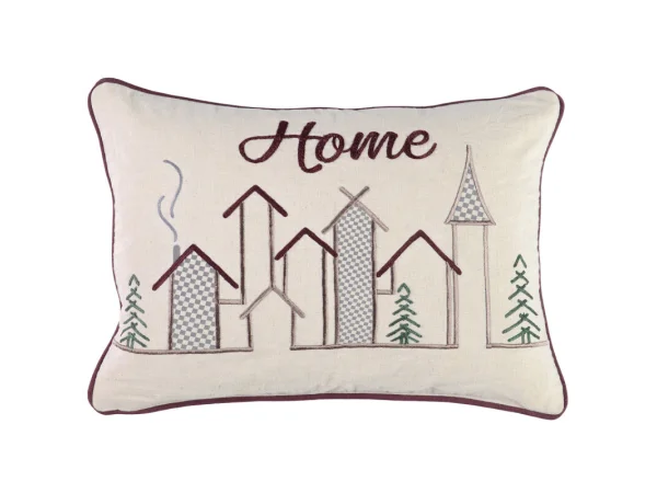 Ve Winter Town Natural 14×20 Accent Pillows Accent Pillows
