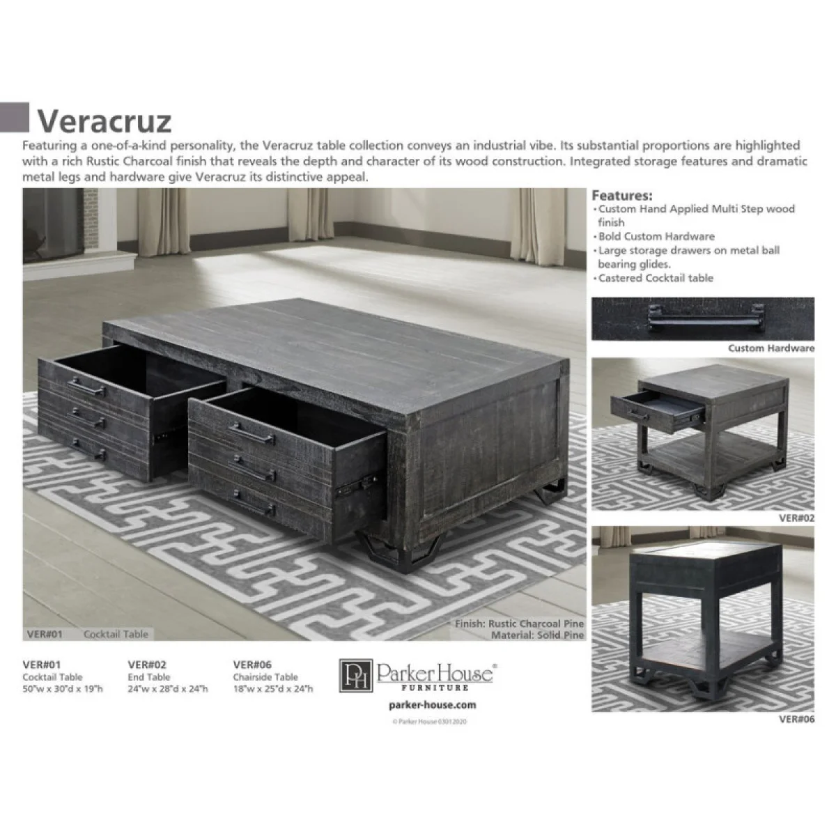 Veracruz Chairside Table Chairside Tables Chairside Tables 7