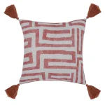 Indoor/outdoor Karo Red Clay Accent Pillows Accent Pillows 7