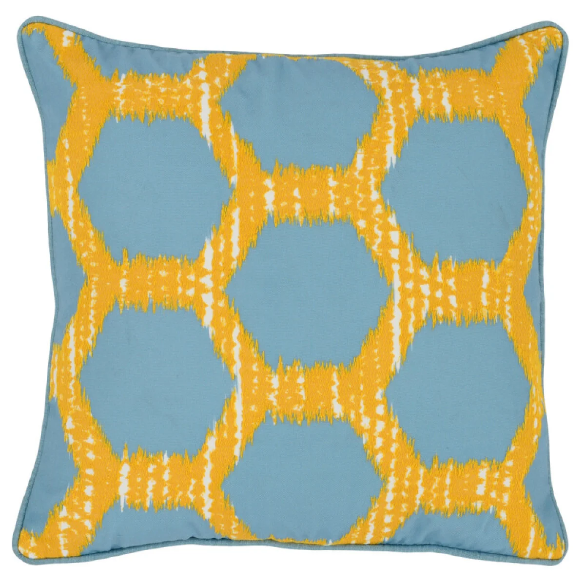Indoor/outdoor Gaines Yellow/blue Accent Pillows Accent Pillows 4