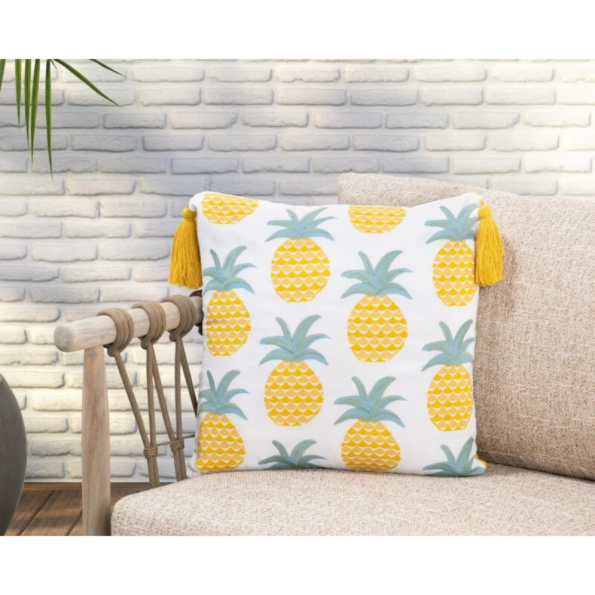Indoor/outdoor Sonoma Yellow Multi Accent Pillows Accent Pillows 7