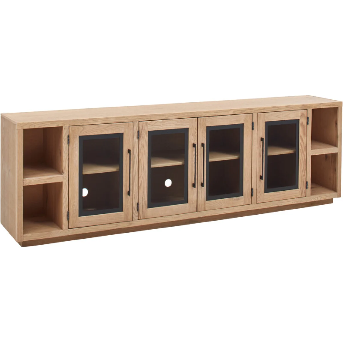 Paige 97″ Console W/ 4 Doors WDA1270-BDL Entertainment Stands Aspen Home 8