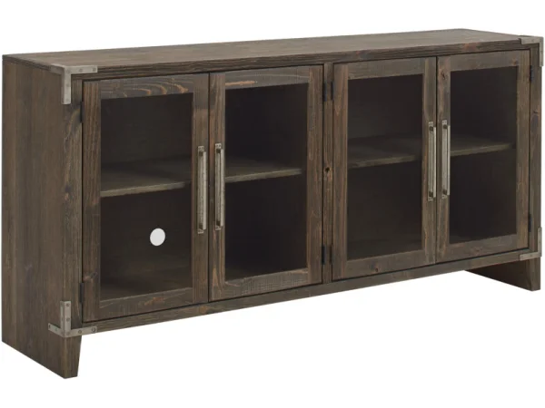Quincy 66″ Console W/ 4 Doors WDJ1240-BDL Entertainment Stands Aspen Home