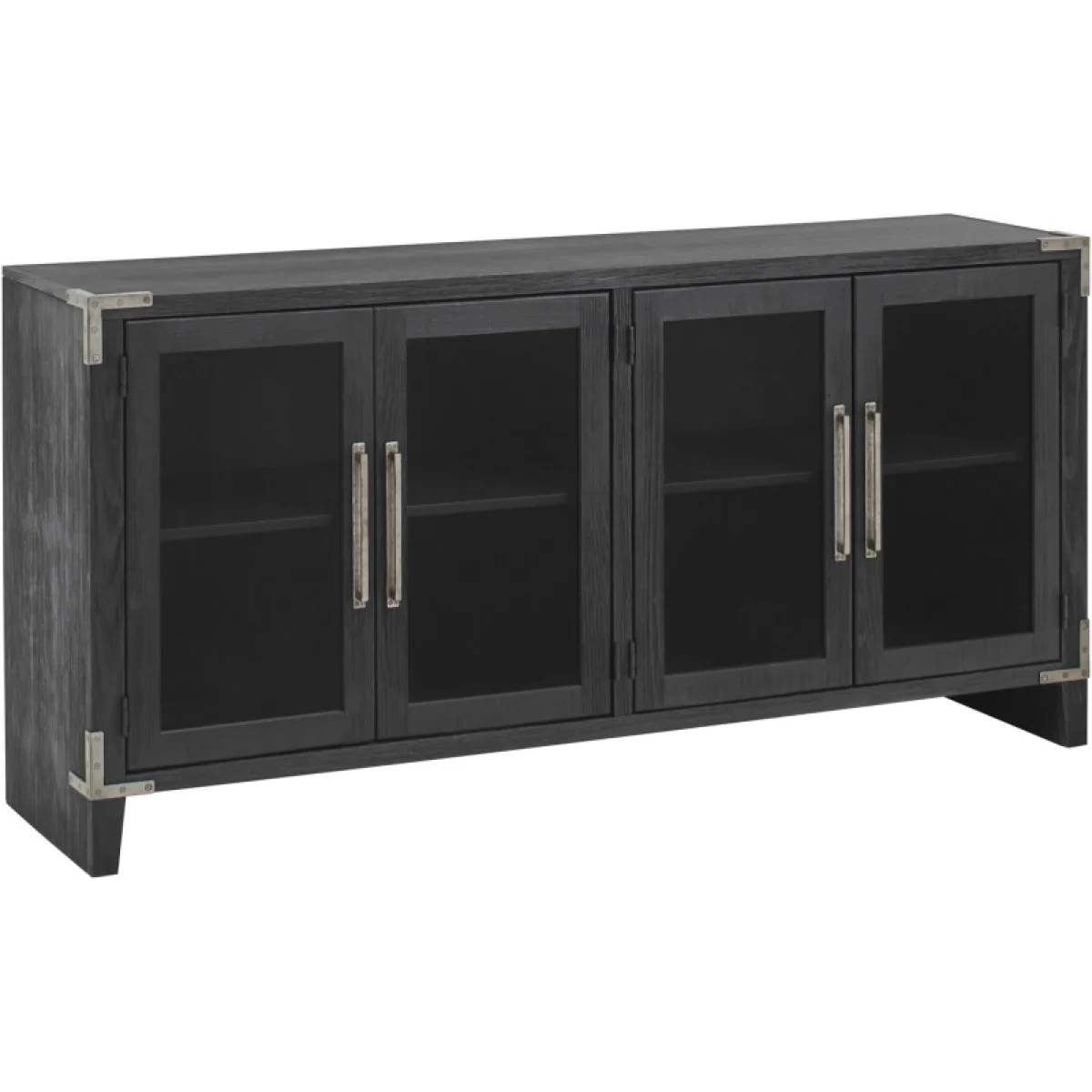 Quincy 66″ Console W/ 4 Doors WDJ1240-BDL Entertainment Stands Aspen Home 8