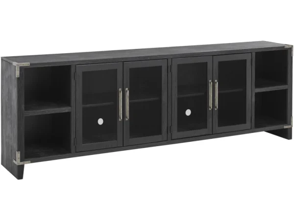Quincy 97″ Console W/ 4 Doors WDJ1270-BDL Entertainment Stands Aspen Home