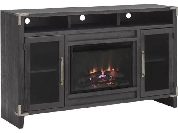 Quincy 66″ Highboy Fireplace Console Fireplaces Aspen Home