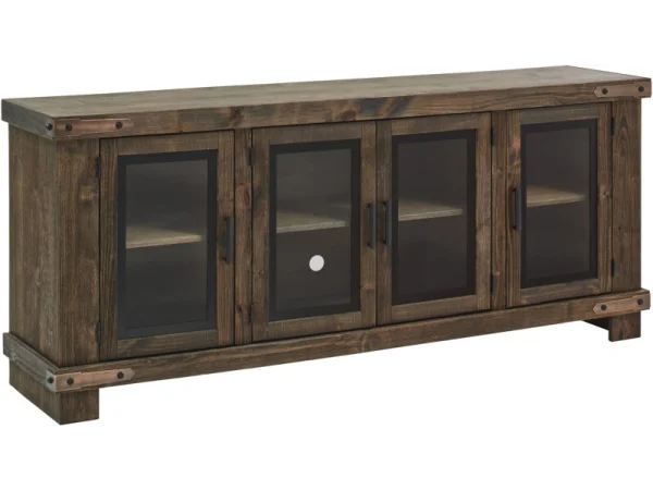 Sawyer 79″ Console W/ 4 Doors Entertainment Stands Aspen Home