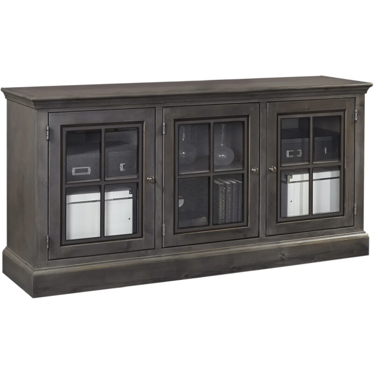 Churchill 66″ Console W/ 3 Doors Entertainment Stands Aspen Home 4