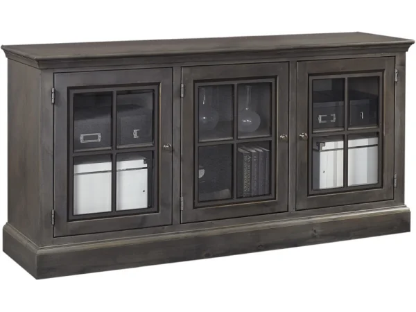 Churchill 66″ Console W/ 3 Doors Entertainment Stands Aspen Home