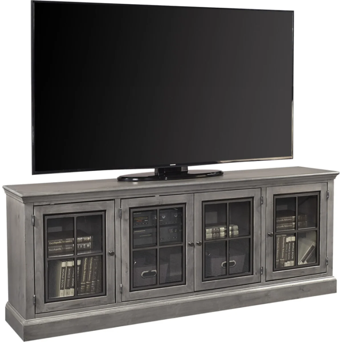 Churchill 84″ Console W/ 4 Doors Entertainment Stands Aspen Home 6