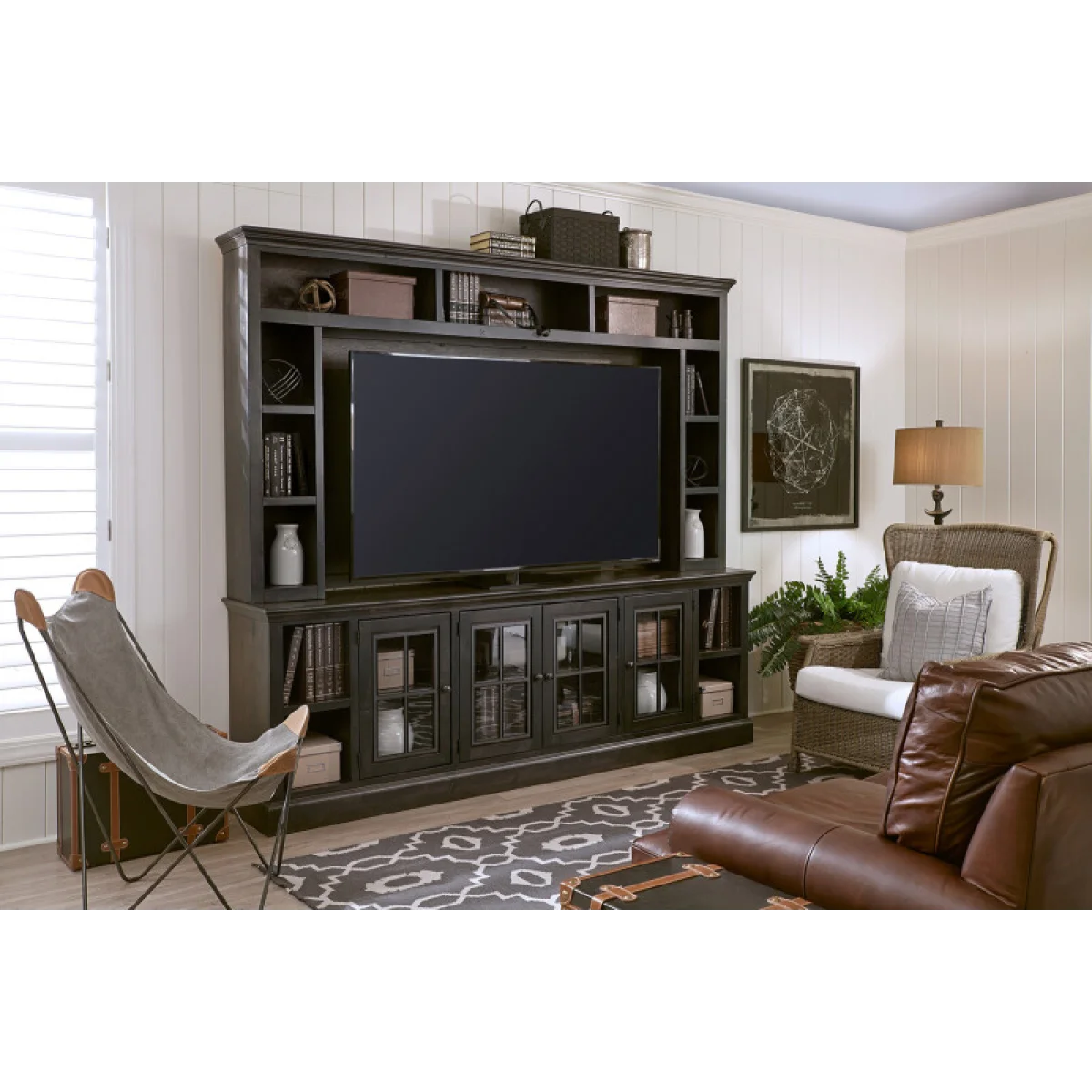 Churchill 96″ Hutch Entertainment Stands Aspen Home 6