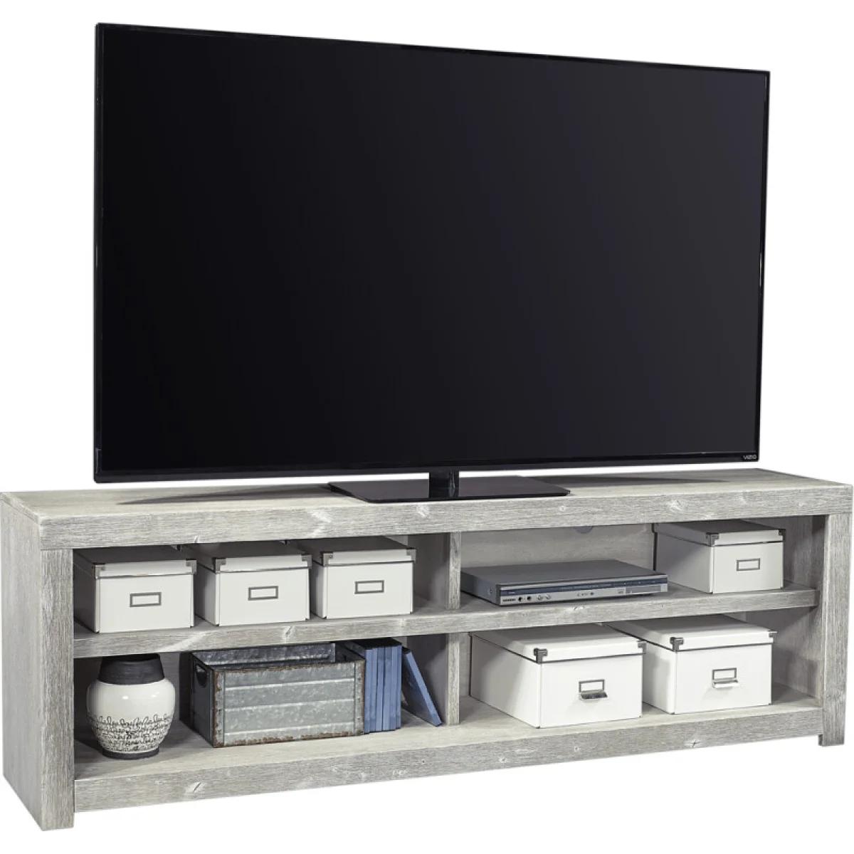 Avery Loft 74″ Open Console Entertainment Stands Aspen Home 7