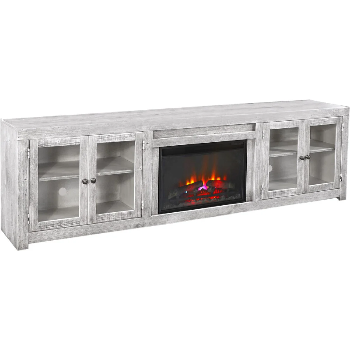 Avery Loft 97″ Fireplace Console W/ 4 Doors WDY1970-LIM Fireplaces Aspen Home 4