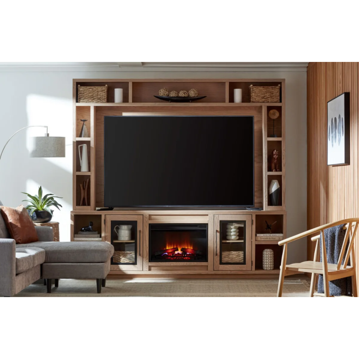 Paige 97″ Hutch Entertainment Stands Aspen Home 9