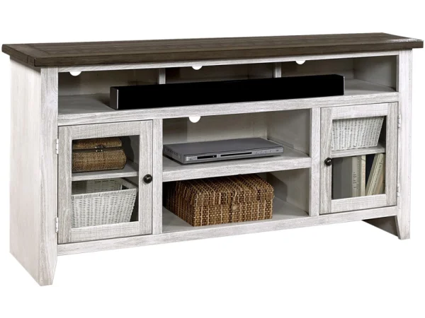 Eastport 65″ Console W/ 2 Doors Entertainment Stands Aspen Home