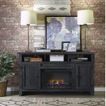 Eastport 65″ Fireplace Console W/ 2 Doors WME1901-DBK Fireplaces Aspen Home 10