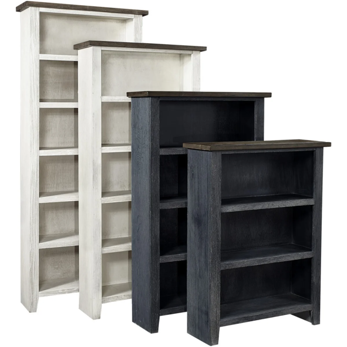 Eastport 48″ Bookcase W/ 2 Fixed Shelves Bookcases Aspen Home 4