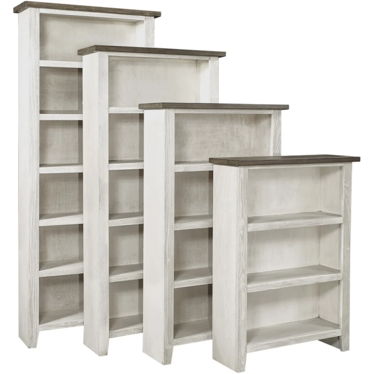 Eastport 48″ Bookcase W/ 2 Fixed Shelves Bookcases Aspen Home 9
