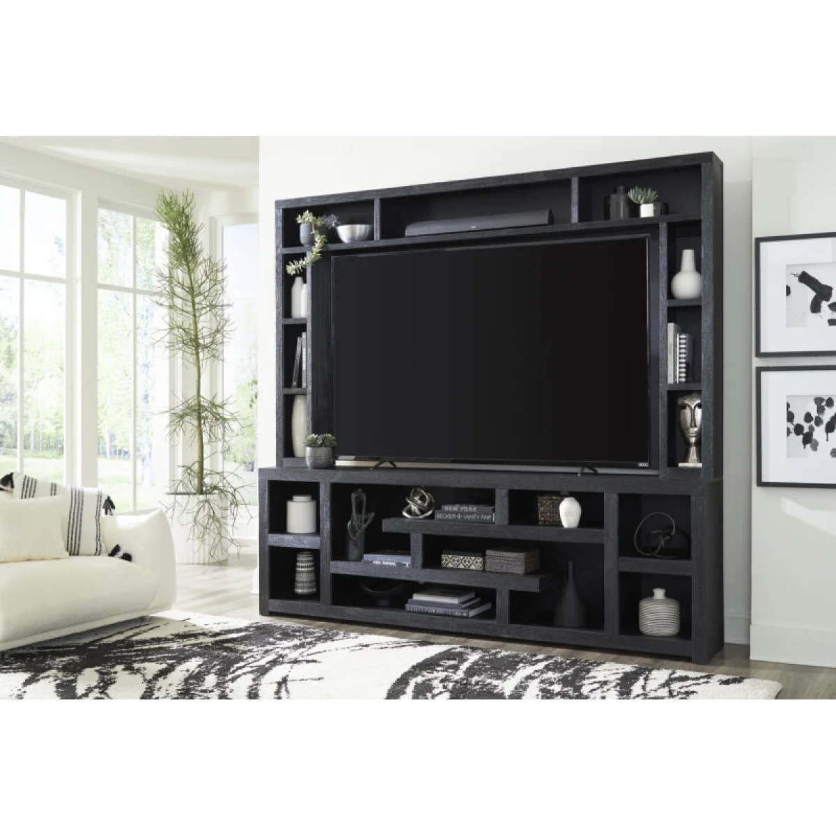 Mackenzie 97″ Hutch Entertainment Stands Aspen Home 6