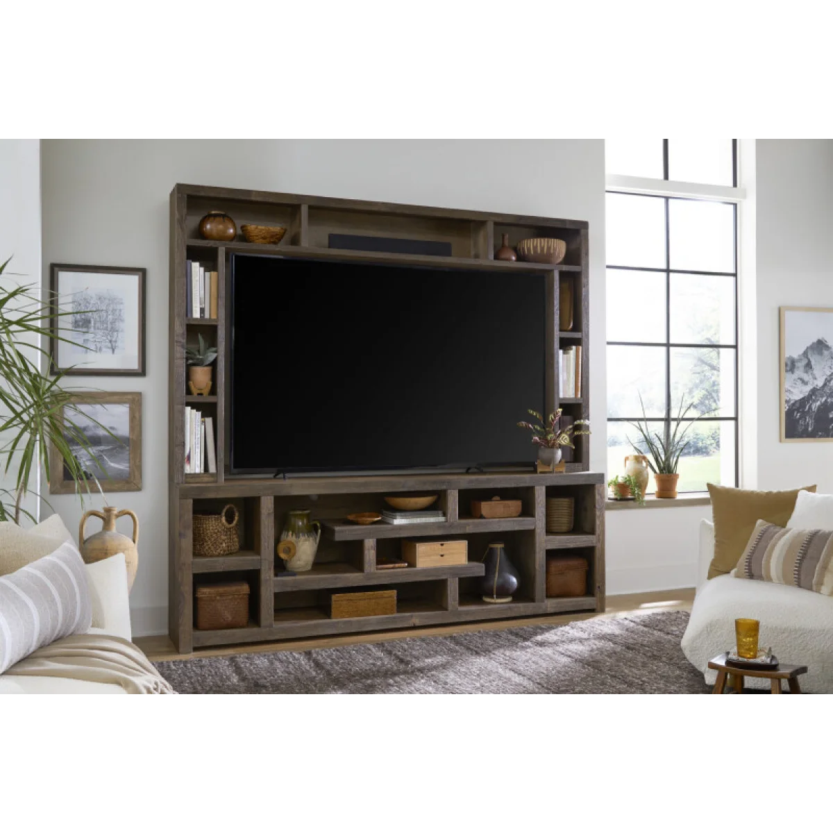Mackenzie 97″ Hutch Entertainment Stands Aspen Home 7