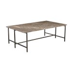 Contemporary Cocktail Table with Marble Top - Image 2