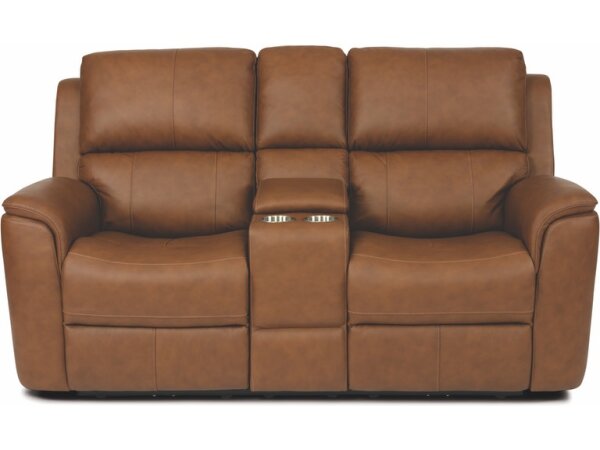 Henry Power Reclining Loveseat with Console and Power Headrests and Lumbar - Image 3