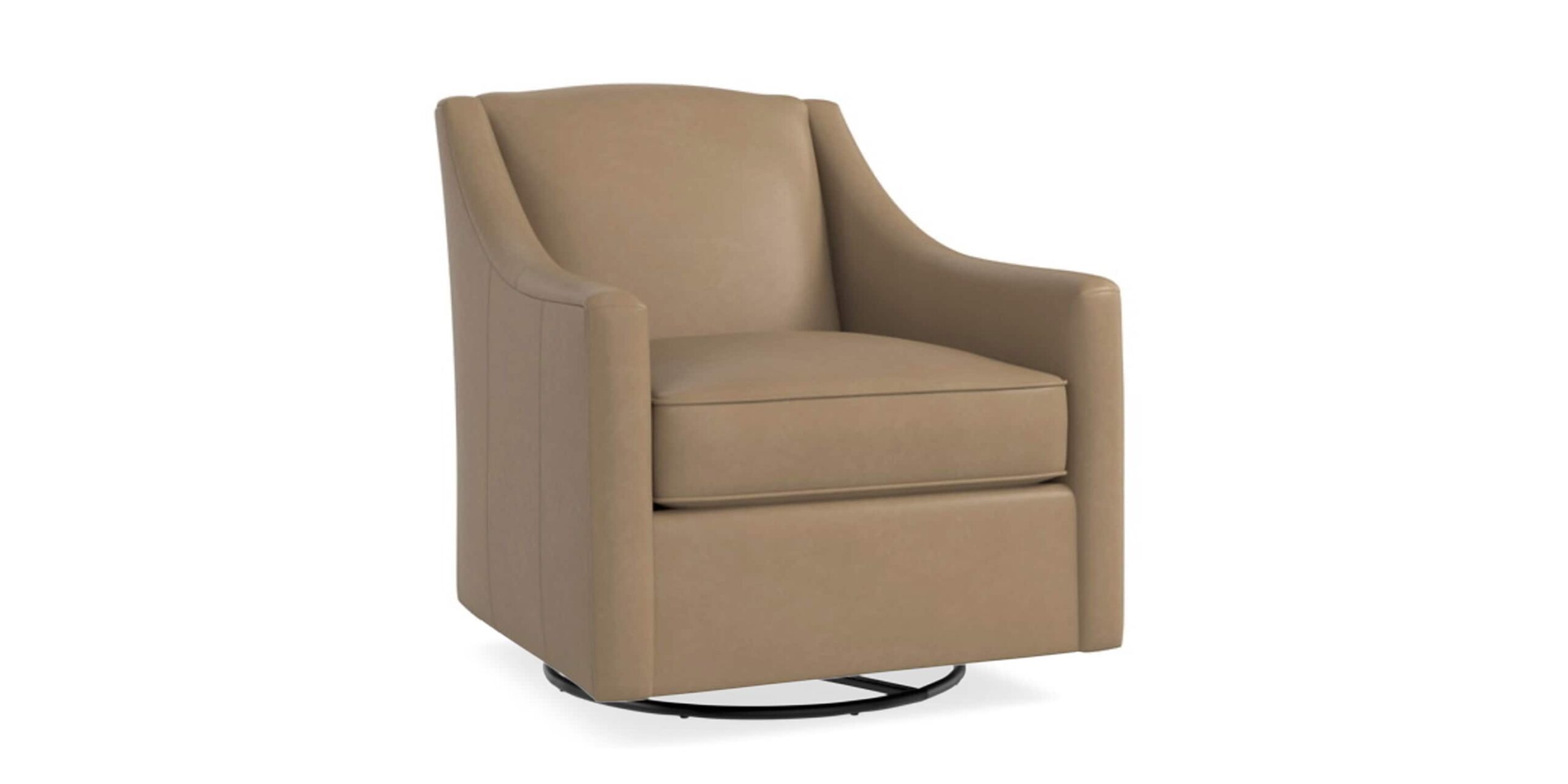 Corinna Leather Swivel Glider Chairs Bassett Furniture 4 Corinna Leather Swivel Glider Chairs Bassett Furniture 4