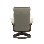 Stressless® Admiral (L) Signature Base Recliner with Ottoman - Image 3