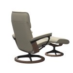 Stressless® Admiral (L) Signature Base Recliner with Ottoman - Image 4