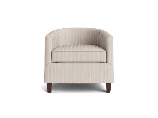 Maxwell Barrel Back Accent Chair Chairs Bassett Furniture