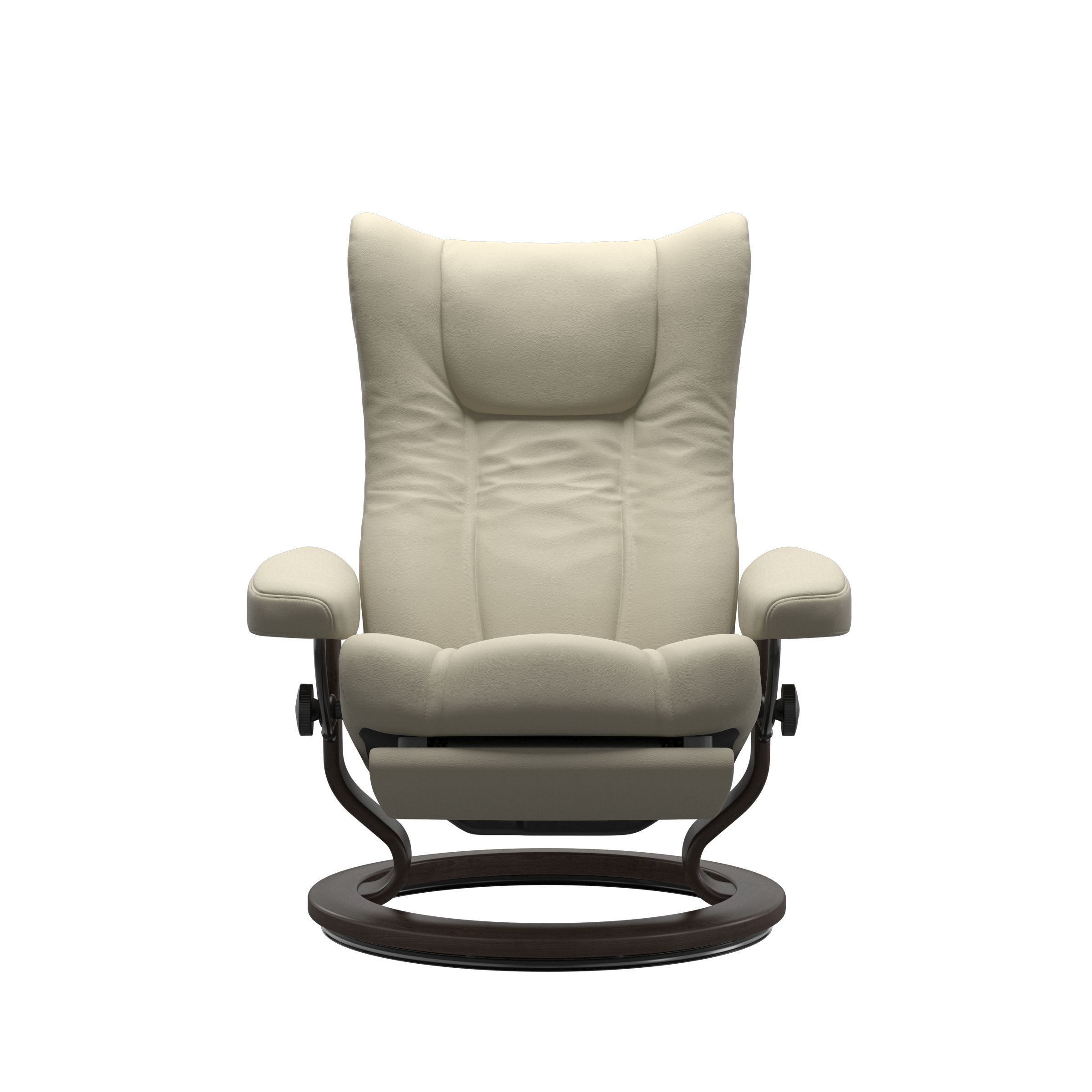 Stressless® Wing (L) Classic Base Recliner with Power Recliners Stressless 5 Stressless® Wing (L) Classic Base Recliner with Power Recliners Stressless 5
