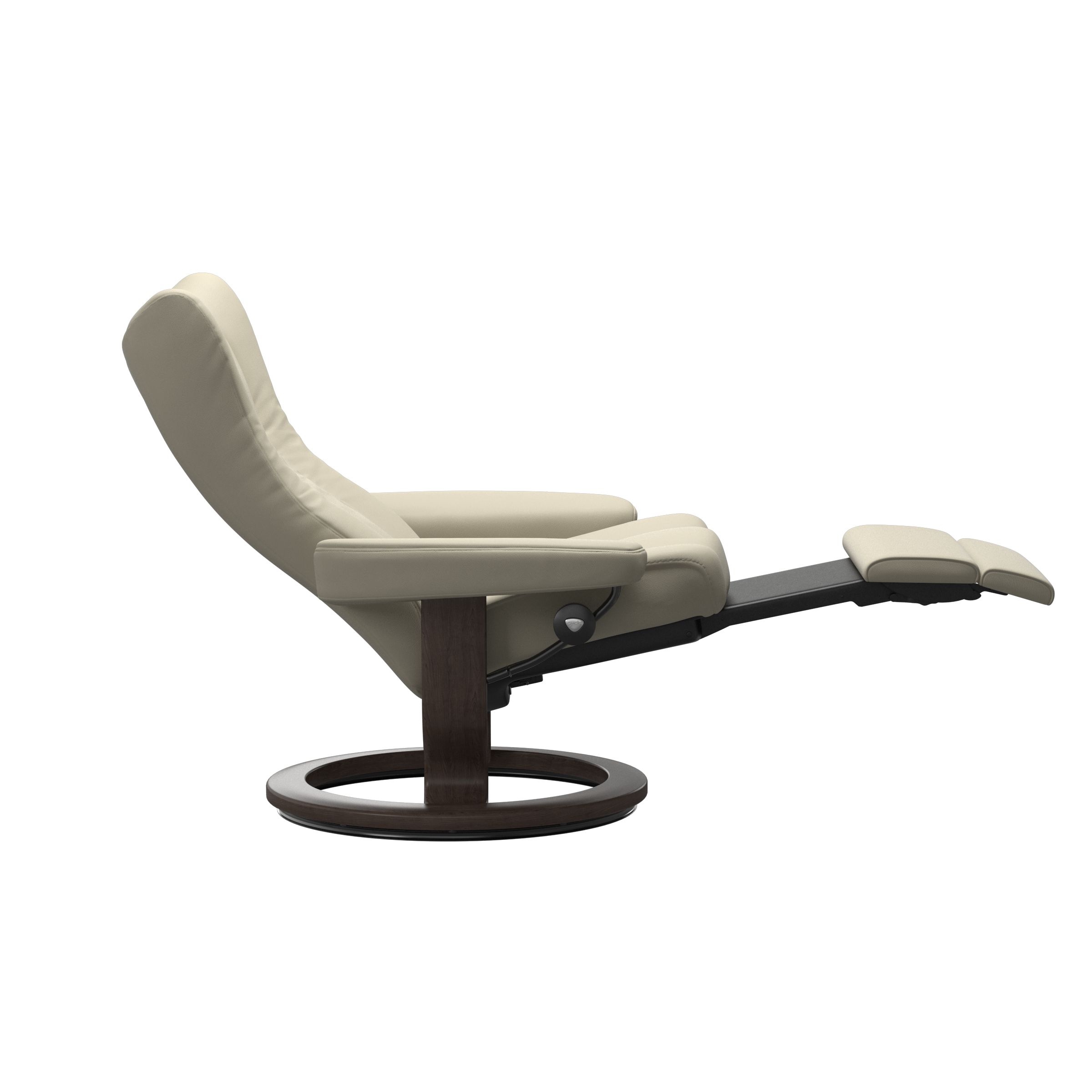 Stressless® Wing (L) Classic Base Recliner with Power Recliners Stressless 7 Stressless® Wing (L) Classic Base Recliner with Power Recliners Stressless 7