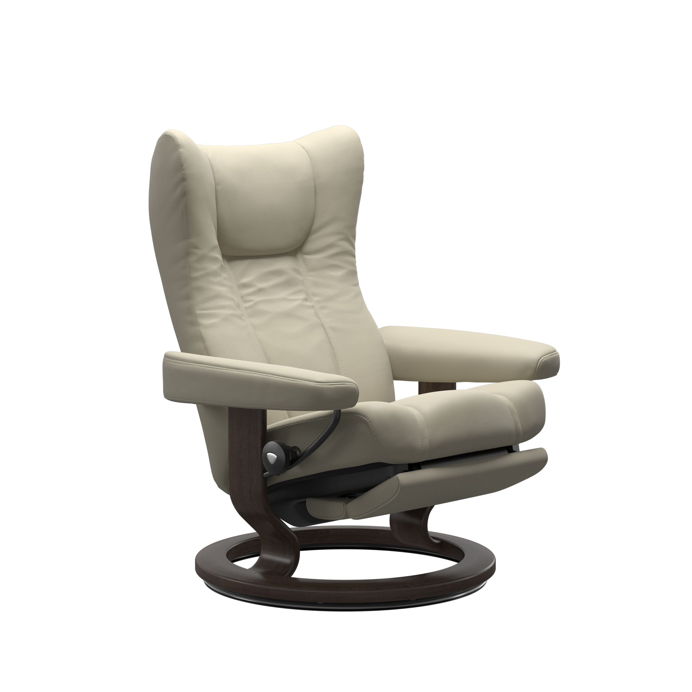 Stressless® Wing (L) Classic Base Recliner with Power Recliners Stressless 4 Stressless® Wing (L) Classic Base Recliner with Power Recliners Stressless 4